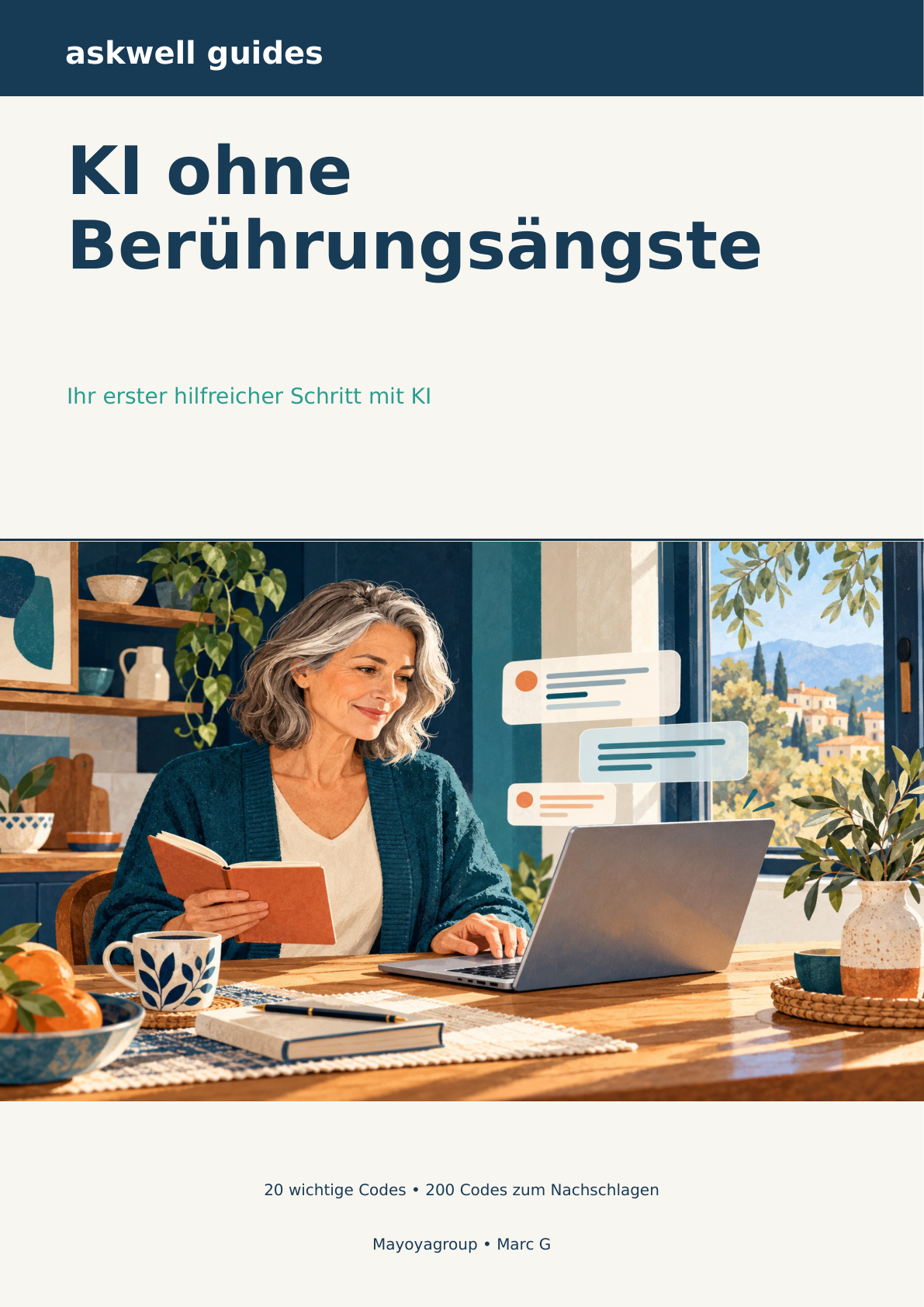 KI ohne Berührungsängste — Deutsch – Buchcover von askwell guides