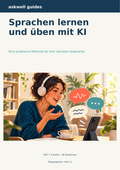 Sprachen lernen und üben mit KI 2027 — Deutsch – Buchcover von askwell guides